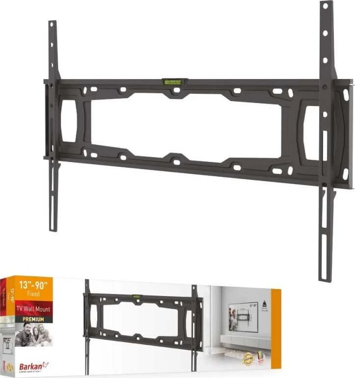 Laikiklis BARKAN E400+.B 32"-90" lenktam televizorius, fiksuotas, sieninis, juodas