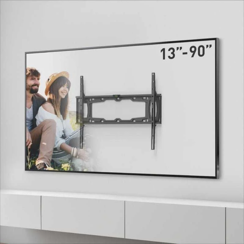 Laikiklis BARKAN E400+.B 32"-90" lenktam televizorius, fiksuotas, sieninis, juodas