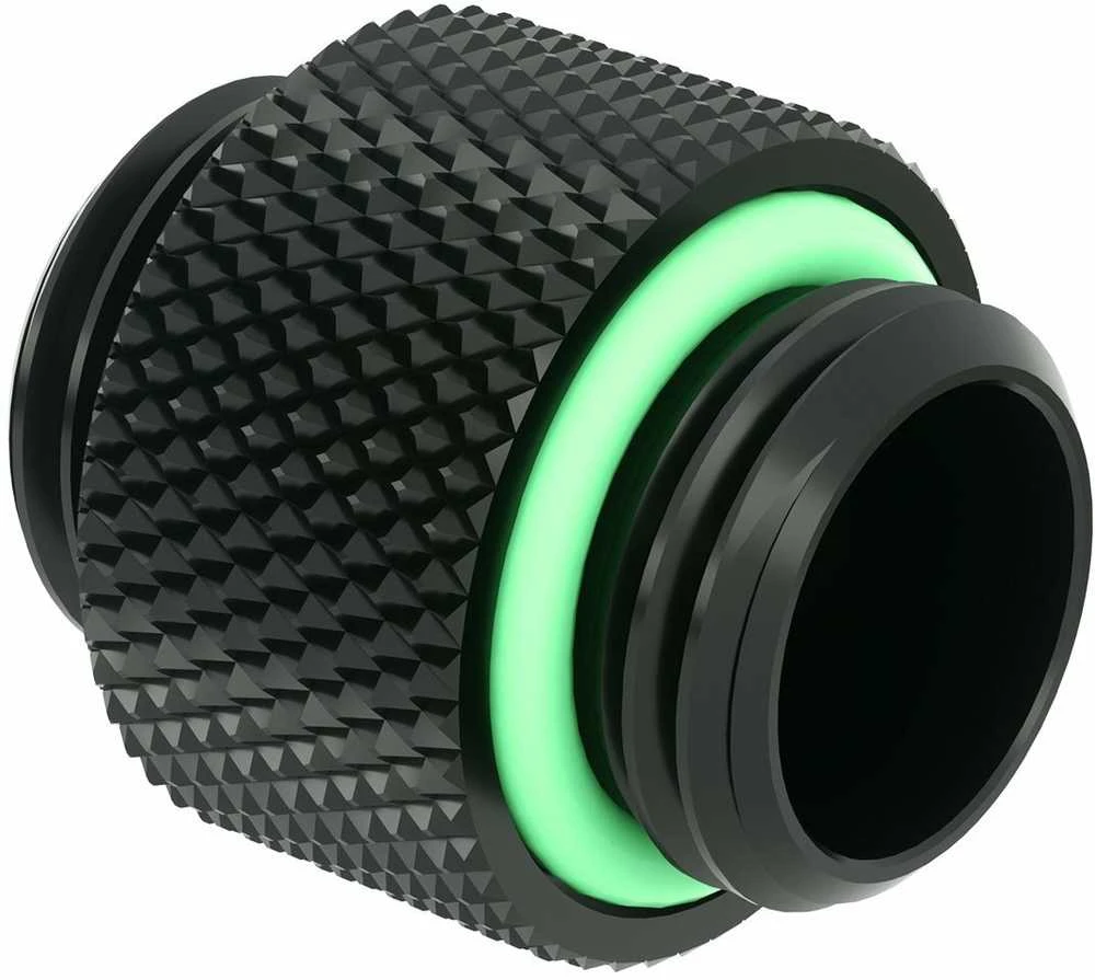 Barrow adapteris tiesus G1/4 colio lizdas į G1/4 colio lizdą, 10 mm – juodas