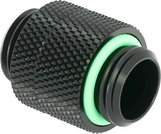Barrow adapteris tiesus G1/4 colio lizdas į G1/4 colio lizdą, 14 mm, pasukamas – juodas