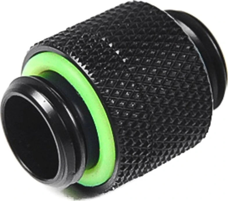 Barrow adapteris tiesus G1/4 colio lizdas į G1/4 colio lizdą, 14 mm, pasukamas – juodas