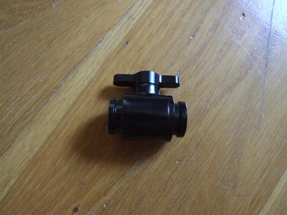 Barrow Ball Valve (10mm) G1/4 inch ball valve, juodas – juodas