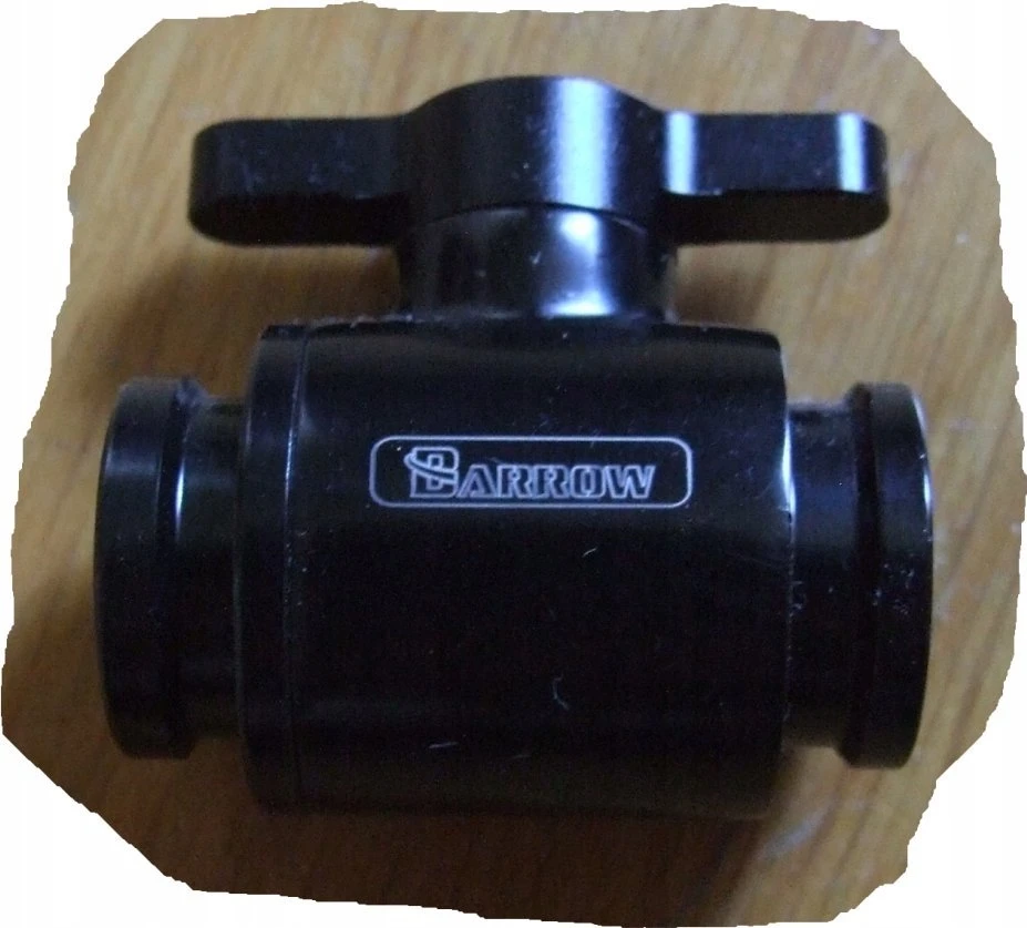 Barrow Ball Valve (10mm) G1/4 inch ball valve, juodas – juodas