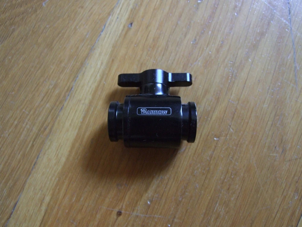 Barrow Ball Valve (10mm) G1/4 inch ball valve, juodas – juodas