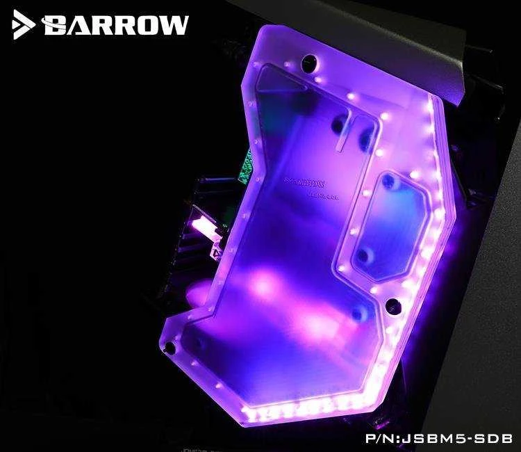 Barrow Distroplate Jonsbo MOD-5, ARGB (akrilas)