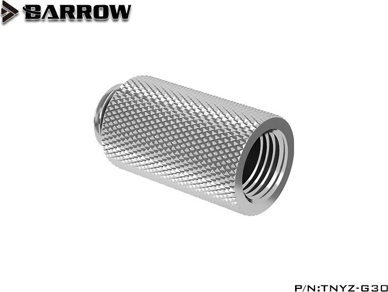 Barrow G1/4 inch extension straight MF 30 – sidabrinis