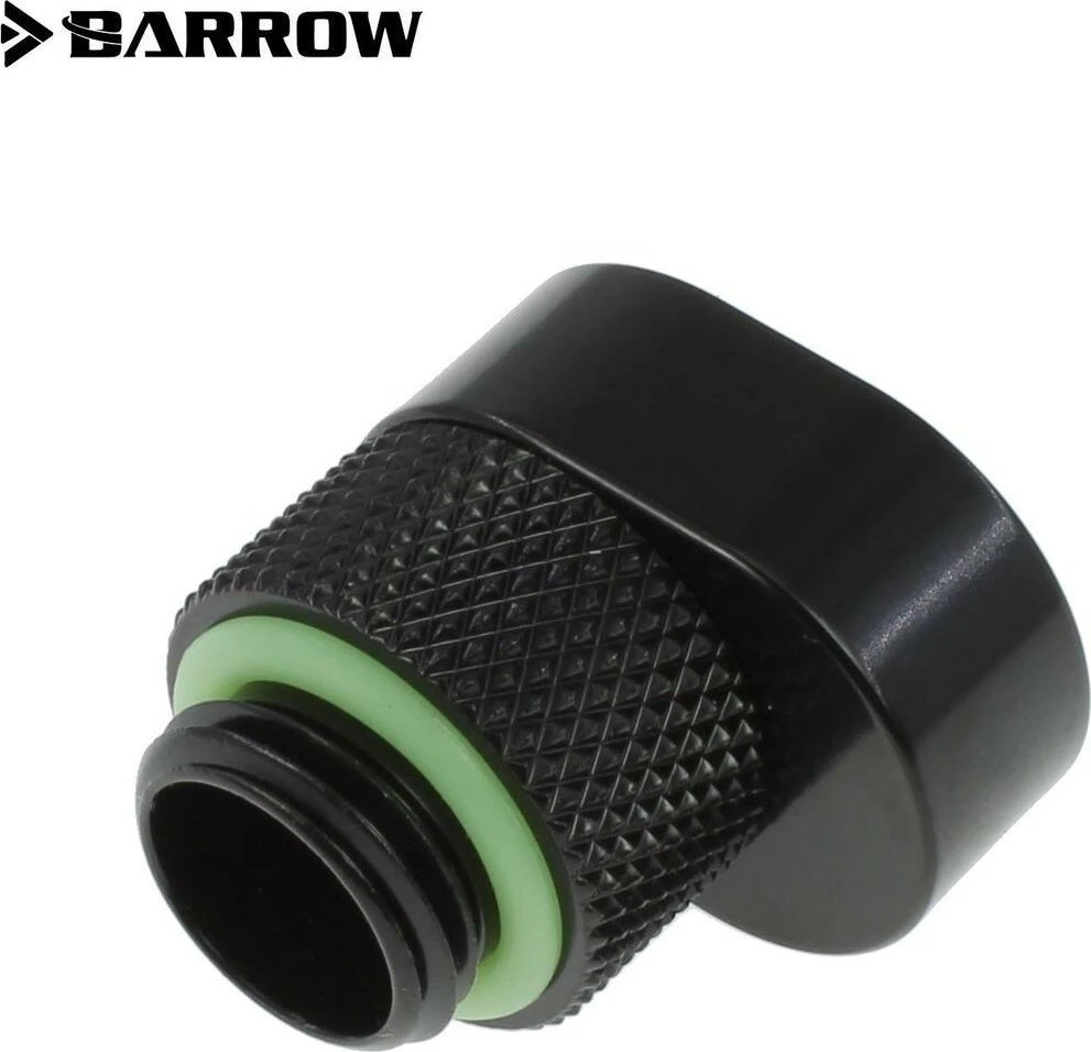 Barrow G1/4 14mm poslinkio adapteris su žaliu tarpikliu