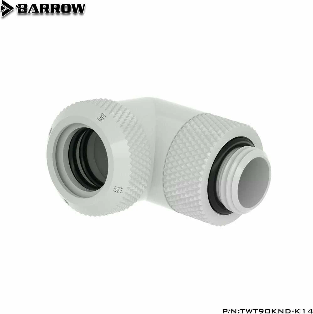 Barrow 90 laipsnių sukamoji jungtis, balta
