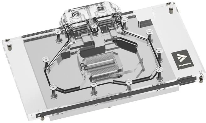 Barrow MSI Suprim 5090 GPU Vanduo Block – Juodas
