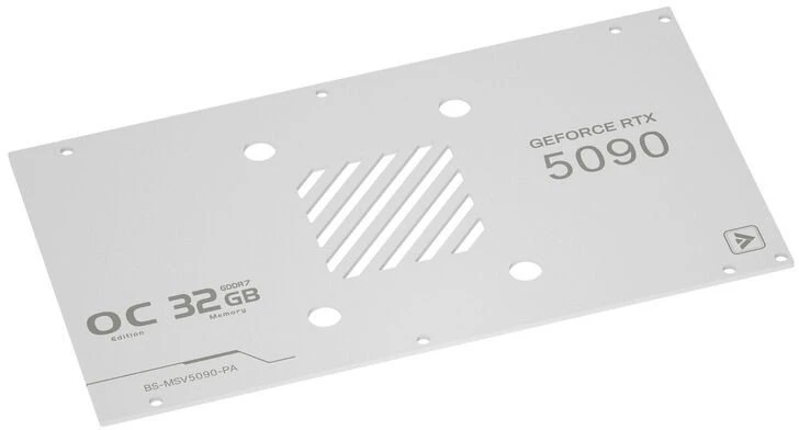 Barrow MSI Ventus 5090 GPU Vanduo Block – Baltas