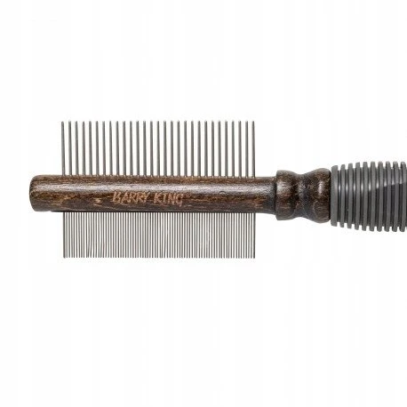 Barry King Išskirtinės dvipusės šukos gyvūnams, TPR medžiaga, metaliniai smeigtukai, 29/78 smeigtukai, matmenys 5,4 x 21,1 cm