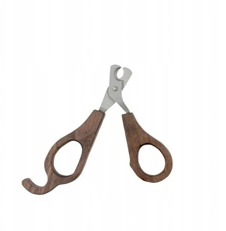 Barry King Išskirtinės nagų žirklės gyvūnams, riešutmedžio, plieno, plotis 7,2 cm, ilgis 11,7 cm