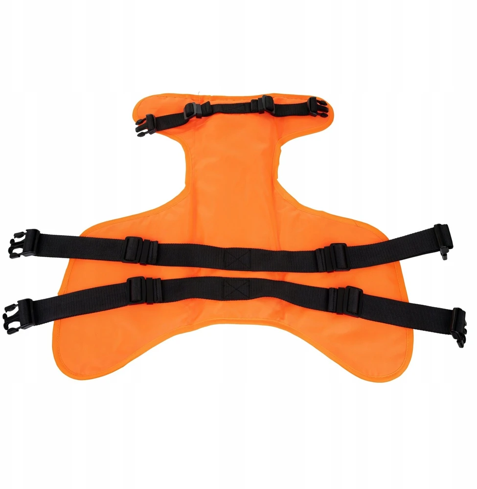 Barry King šunų gelbėjimosi liemenė, XXL, 76-117 cm, 55-83 cm, 51 cm, oranžinė, Oksfordo audinys