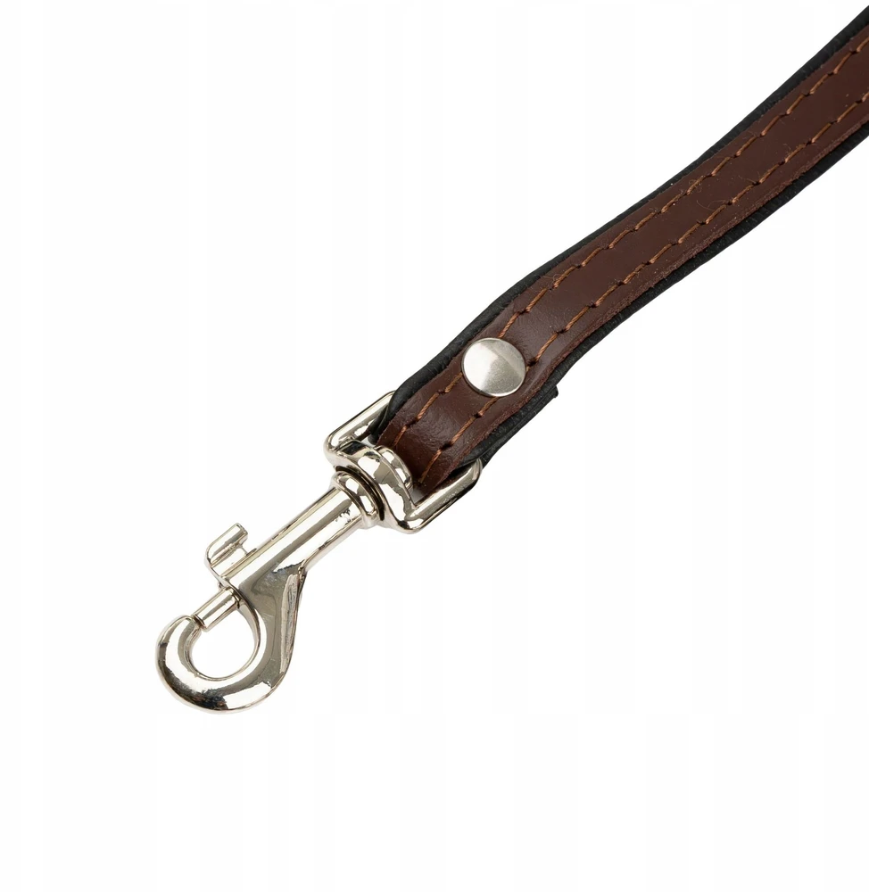 Barry King Odinė pavadėlė šuniui, ruda/juoda, M-L, 20mm/120cm