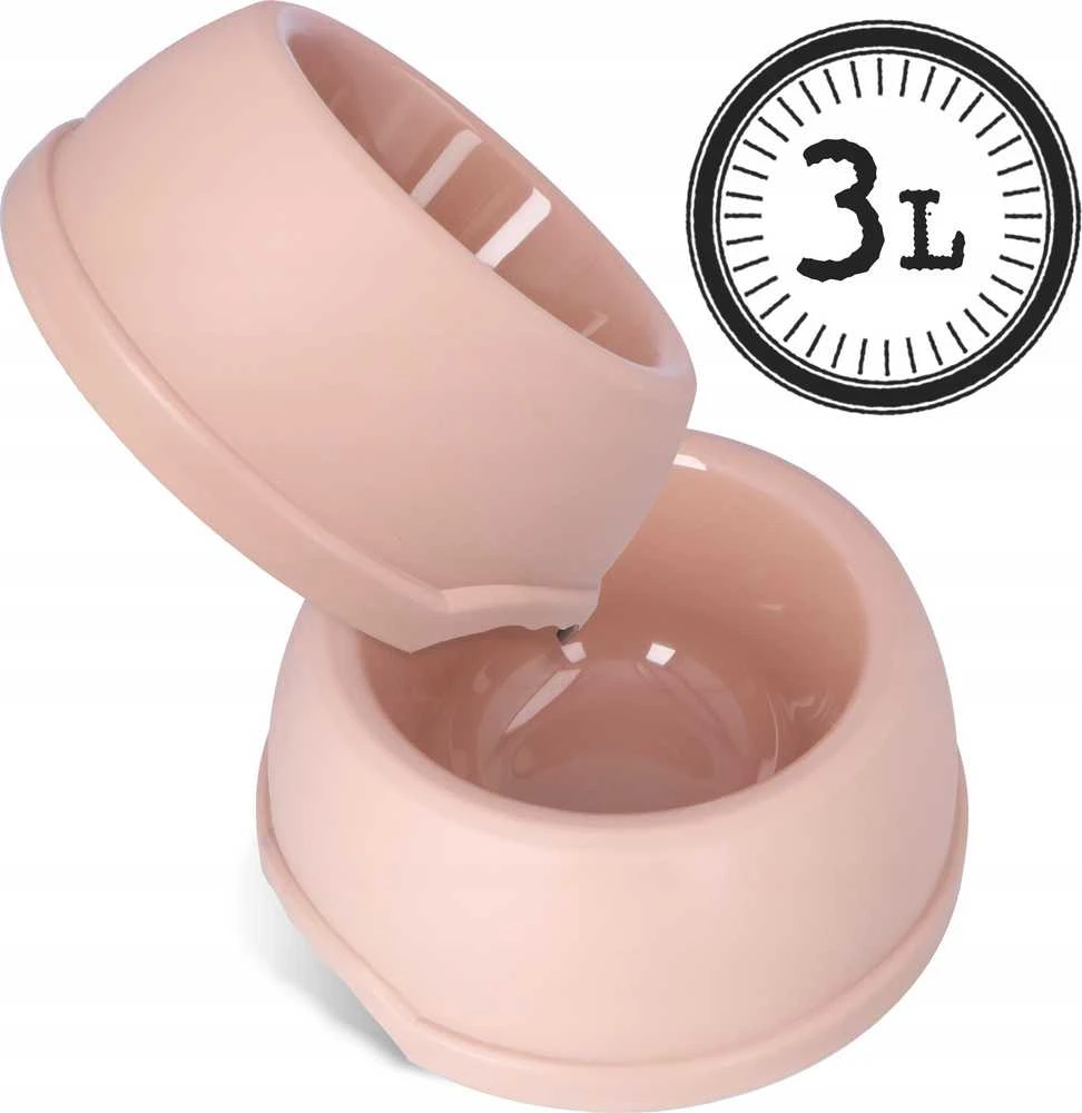 Barry King Plastikinis dubuo šunims XXL, 3L, smėlio spalvos, d. 32,5 cm,
