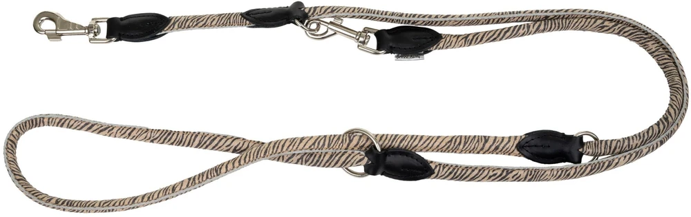 Barry King Šuns pavadėlis, TIGER raštas, reguliuojamas apvalus 6mm / 220cm