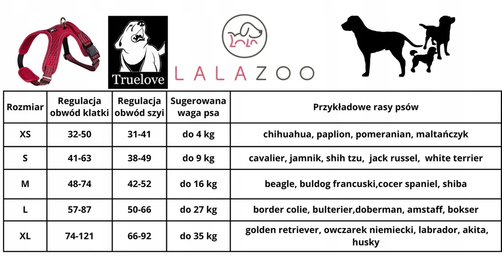 Barry King šuns petnešos, mėlynos ir oranžinės spalvos, su šviesą atspindinčiomis detalėmis, S dydis, kaklo apimtis 38–49 cm / krūtinės apimtis 41–63 cm