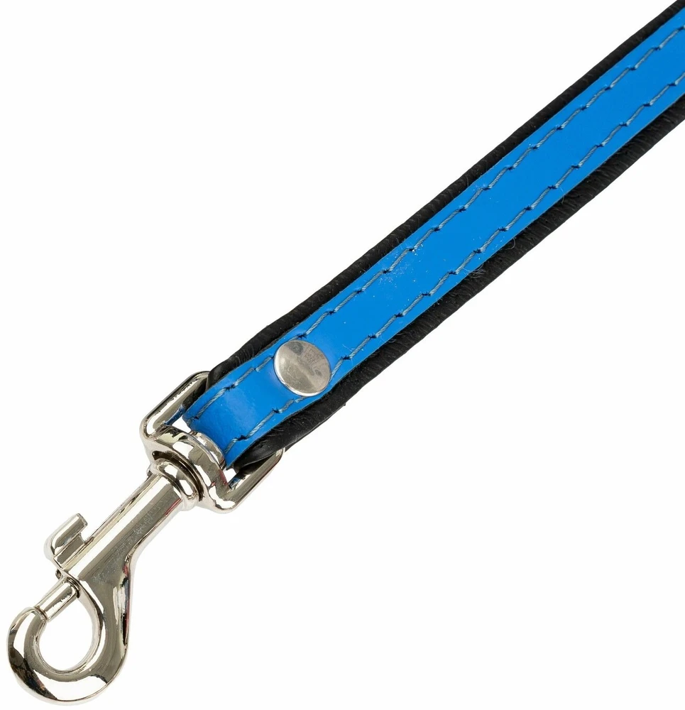 Barry King Odinė pavadėlė šuniui, mėlyna/juoda, XS-S, 12mm/120cm