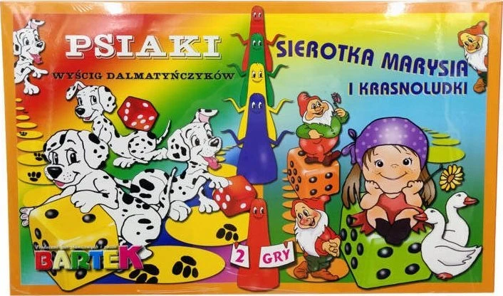Dėlionė Bartek 2 gry Sierotka Marysia/Psiaki 54186
