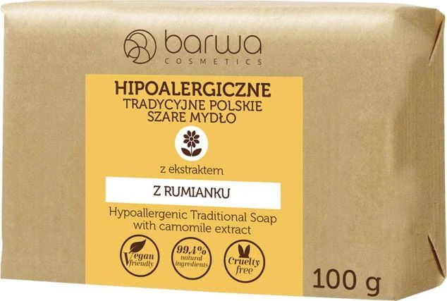 Natūralus muilas su ramunėlių ekstraktu Barwa 100 ml