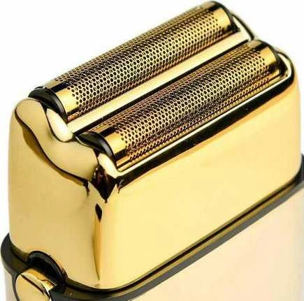 Barzdaskutė Mobili įkraunama plaukų skutimo mašinėlė BaByliss PRO Double Foil Metal Shaver Gold FXFS2GE, aukso spalvos