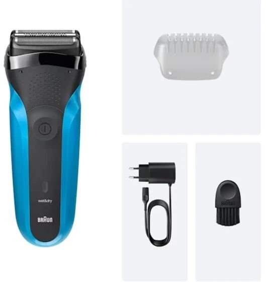 310s barzdaskutė Braun Series 3 Juodas/Blues