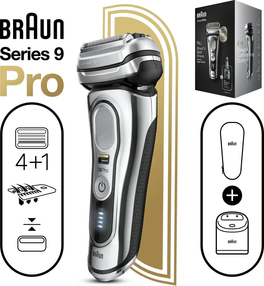 Braun Seria 9 Pro 9466CC sidabrinė