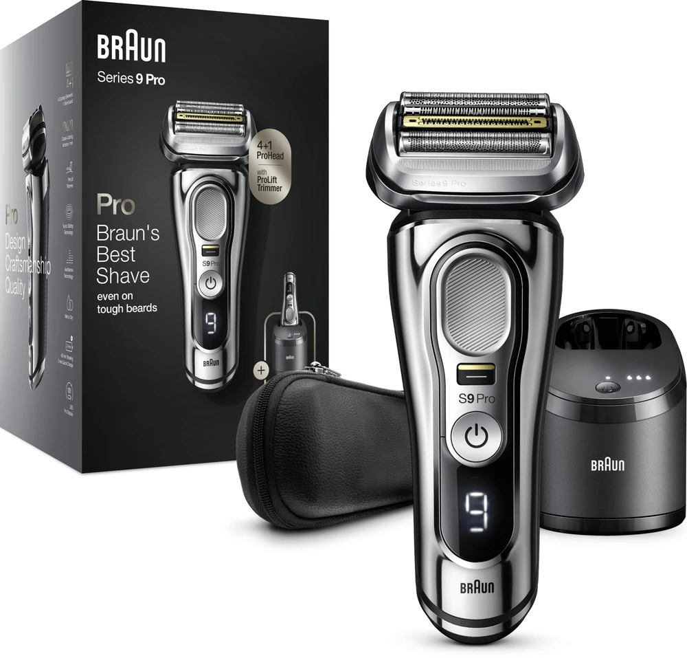 Braun Seria 9 Pro 9466CC sidabrinė