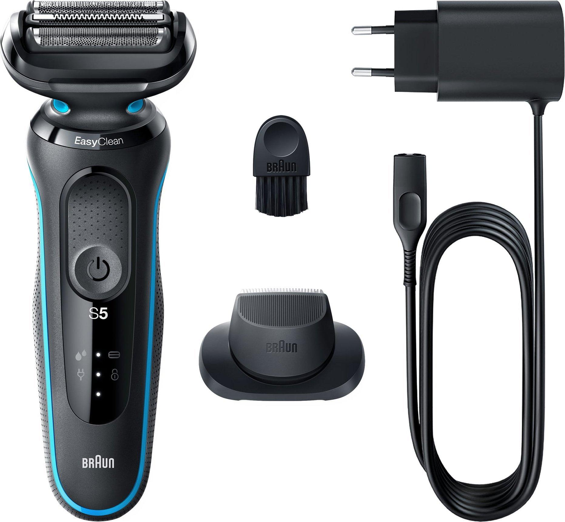Braun | Shaver | 51-M1200s | Operating time (max) 50 min | Wet & Dry | Juodas/Mint