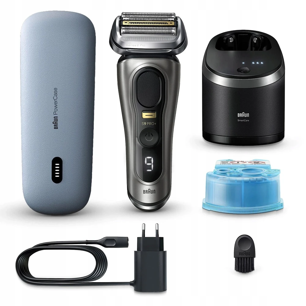Barzdaskutė Braun Series 9 Pro 9577cc Foil shaver Sidabrinis