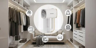 Išmanusis laikrodis Audinių Priežiūros Prietaisas - Humanas FabricCare FS-FC01 Elektrinis Pūkuotukas, 6 Peilių Dizainas, Baltas