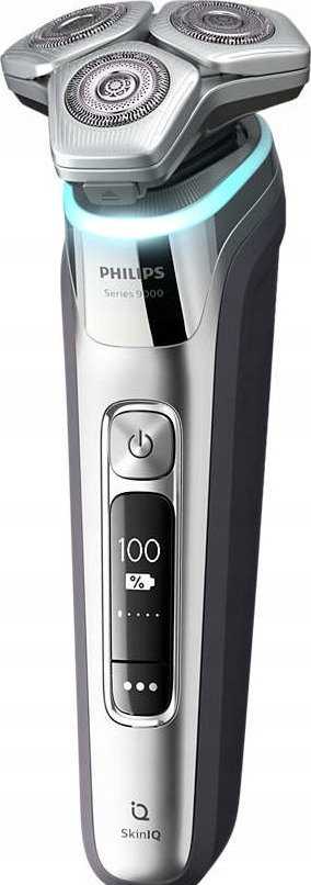 Barzdaskutė Philips Shaver series 9000 Drėgnojo ir sausojo skutimo skustuvas su „SkinIQ“ S9975/55