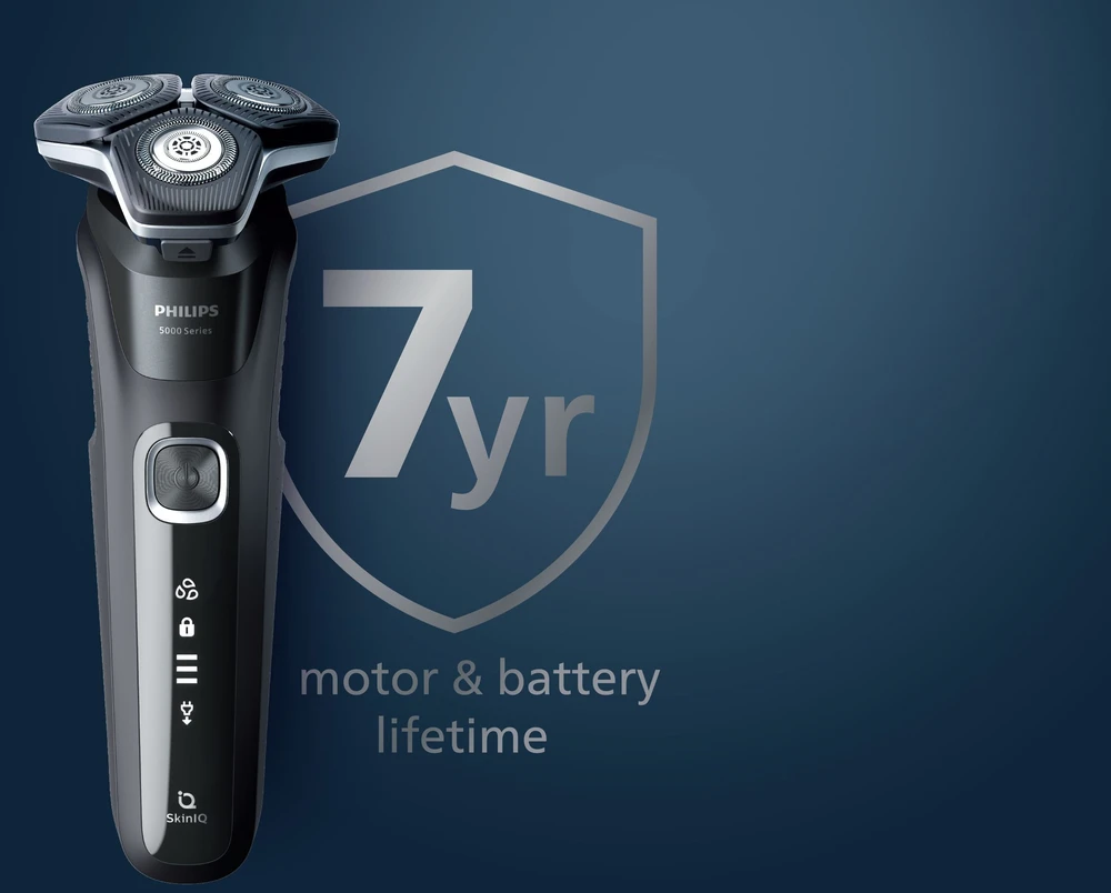Barzdaskutė Philips SHAVER Series 5000 S5883/10 men's shaver Rotation shaver Trimmer Juodas, Raudona