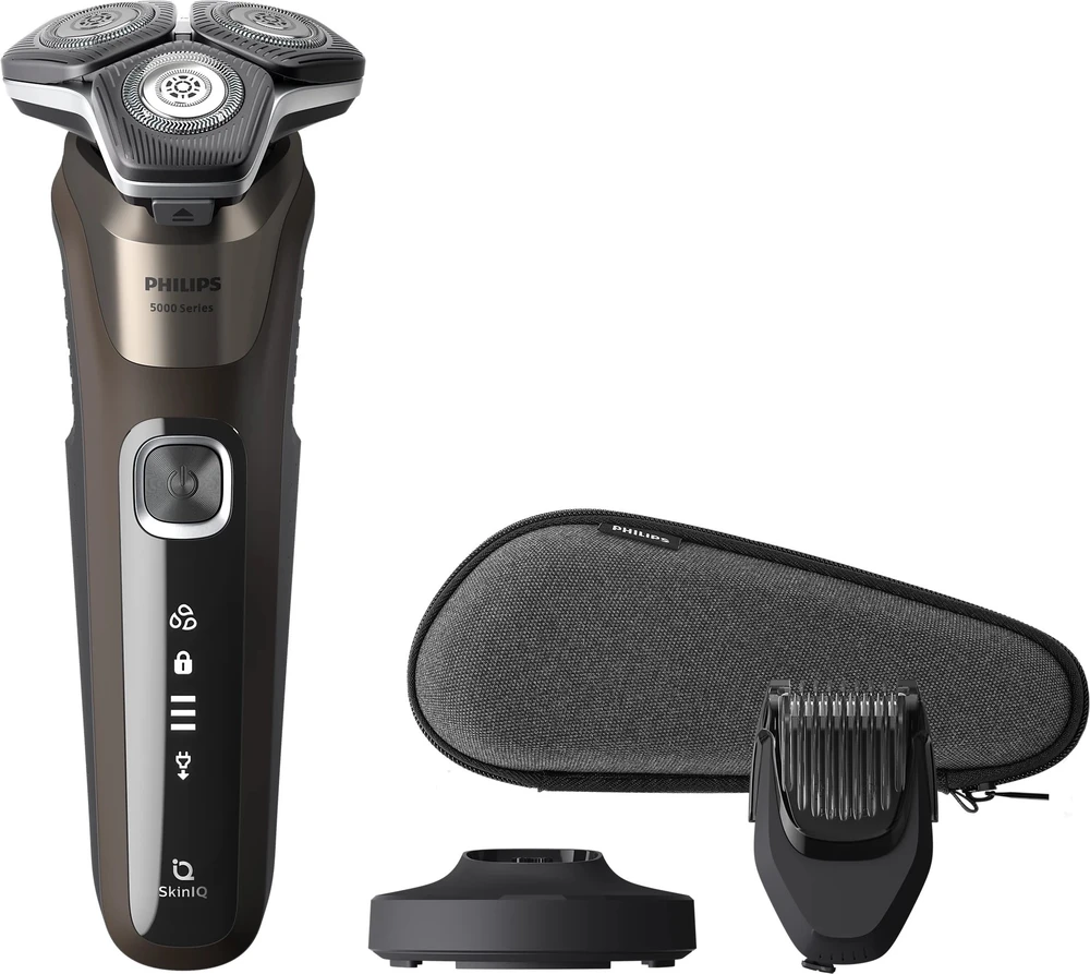 Drėgnojo ir sausojo skutimo elektrinė barzdaskutė Philips Shaver Series 5000, S5886/38