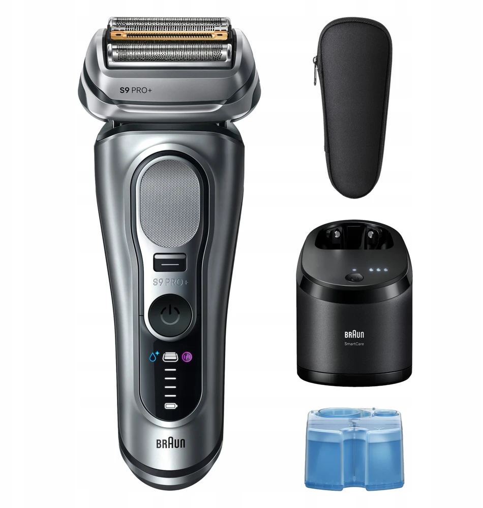 Braun 9667CC Barzdaskutė Series 9 PRO+ Clean&Charge / sidabrinis