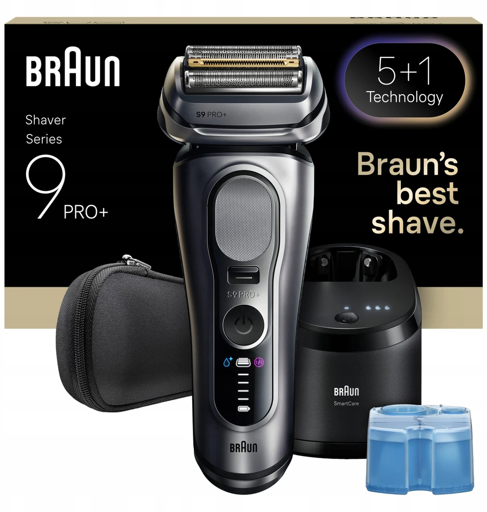 Braun 9667CC Barzdaskutė Series 9 PRO+ Clean&Charge / sidabrinis
