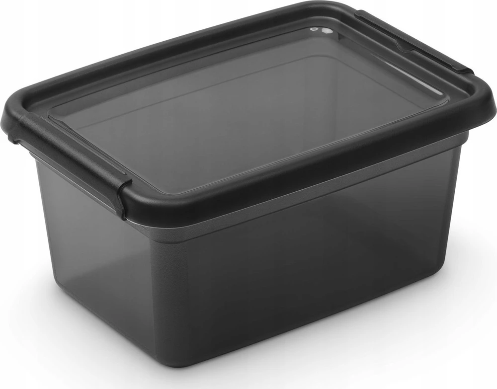 Orplast „Basestore“ anglies indas su dangteliu ir spaustukais, 14x19x9 cm, 1,5 l