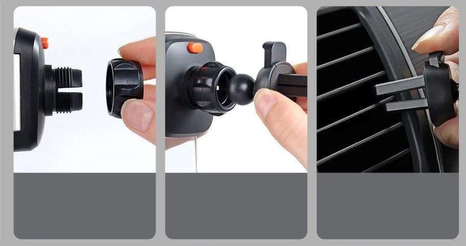 Baseus Easy Control Clamp automobilinis laikiklis - juodas