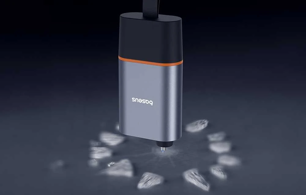 Baseus Sharp Tool apsauginis plaktukas Langų daužymas+apsauginio diržo pjovimas - juodas