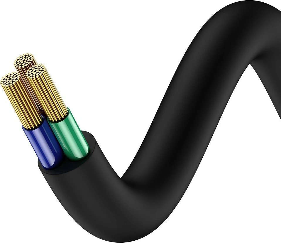 Baseus PowerCombo kabelis/przedłużacz su mini listwą zasilającą 1m juoda (adapter sieciowy EU i UK)(PSMN000301) (187753444)