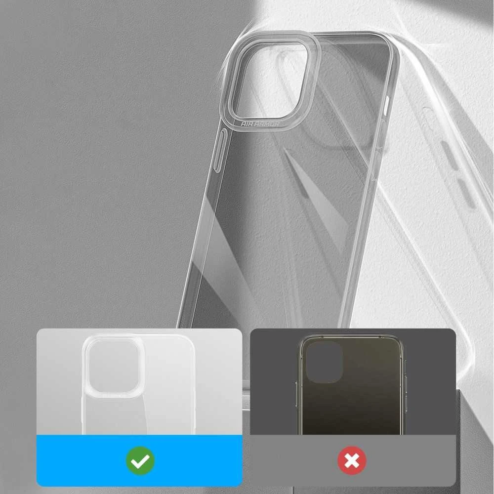 Dėklas Baseus Simple iPhone 13 Pro Max (atlátszló, szürke)