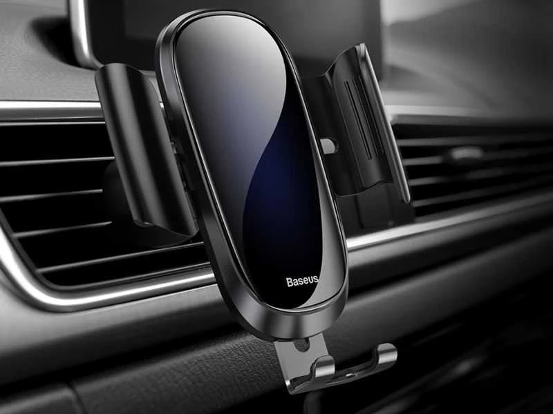 Automobilinis telefono laikiklis Baseus Future Gravity - Juodas