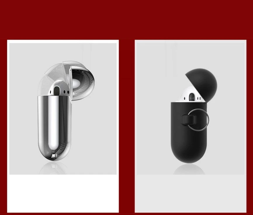 Baseus Shining kablys dėklas Apple AirPods - Juodas