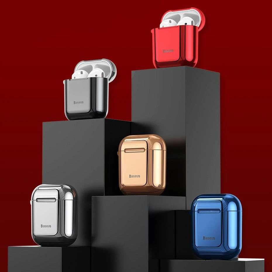 Baseus Shining kablys dėklas Apple AirPods - Mėlynas