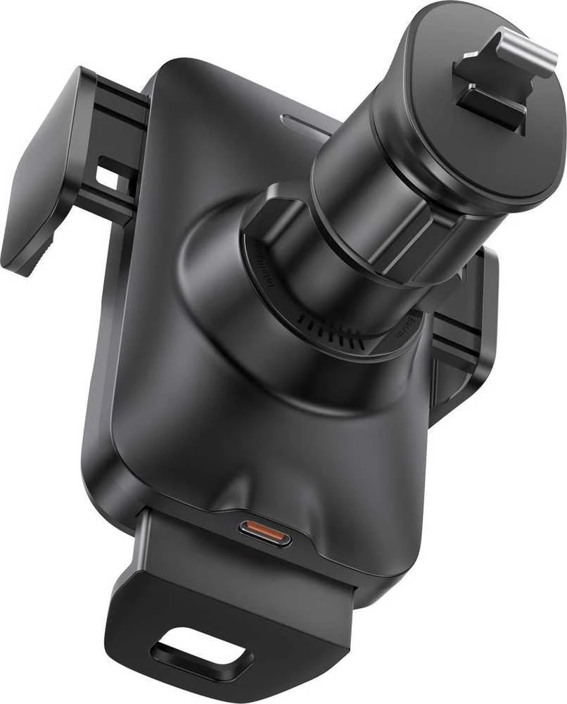 Baseus Automobilinis laikiklis 4.7-7.5" ekranų telefonams su belaidžiu Qi įkrovimu 15W, IR jutikliu