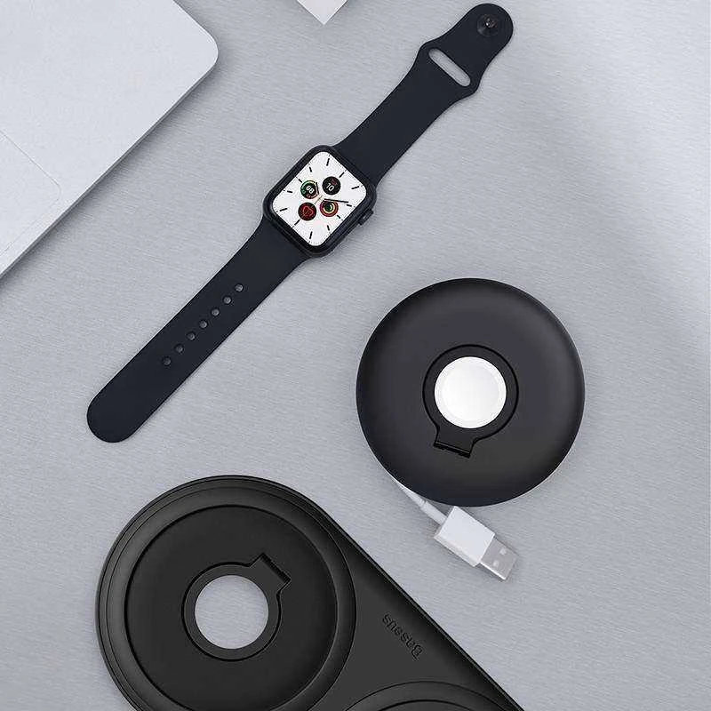 Baseus belaidis įkroviklis skirtas AppleWatch - juodas