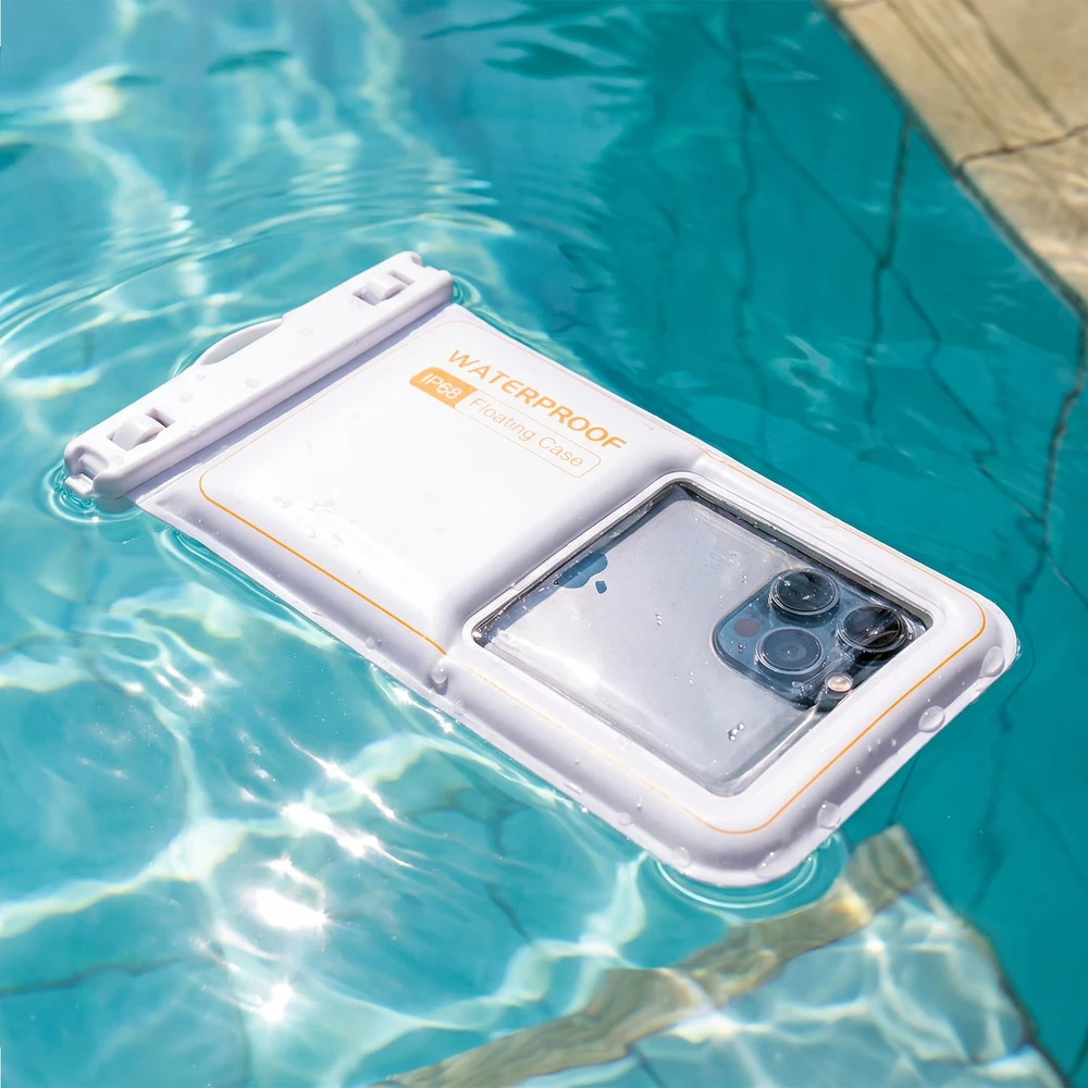 Dėklas Baseus Telforceone Atsparus vandeniui case floating baltas