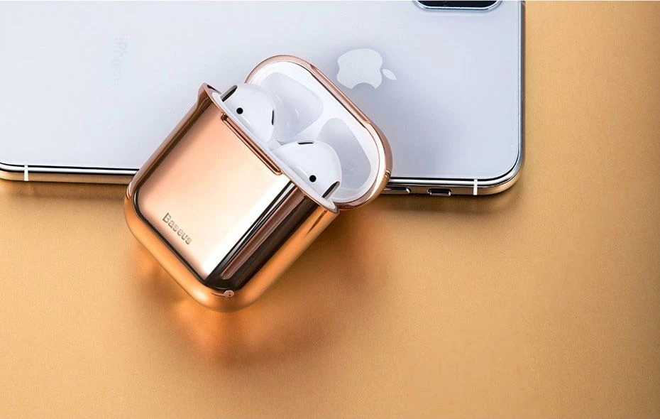 Baseus Shining kablys dėklas Apple AirPods - Raudonas
