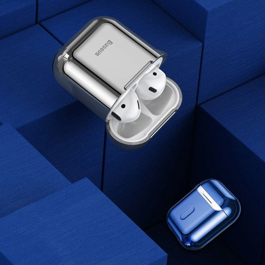 Baseus Shining kablys dėklas Apple AirPods - Raudonas