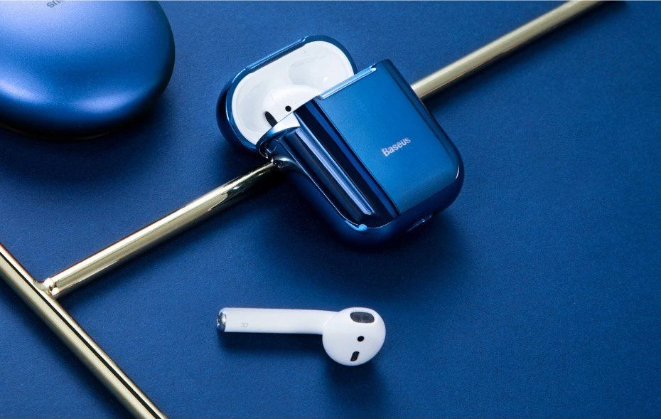 Baseus Shining kablys dėklas Apple AirPods - Raudonas